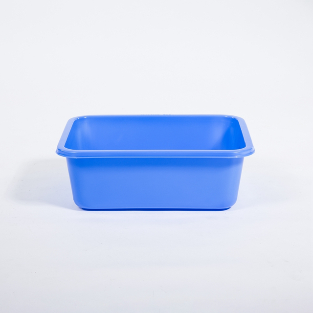 HDPE Plastic Tray Nestable Rectangle Food Grade Tray