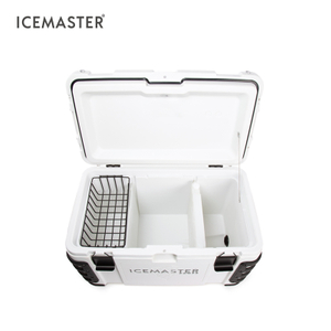 70L Cooler with Body Anti-Shock Bottle Opener Non-Slip Rubber Feet Hard Cooler Box