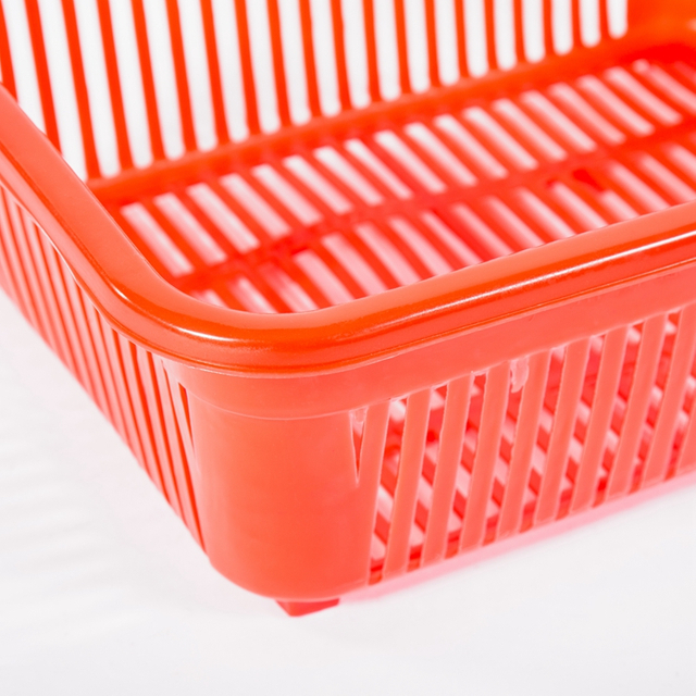 Home Storage Plastic Storage Square Colander for Vegetables Free Inspection