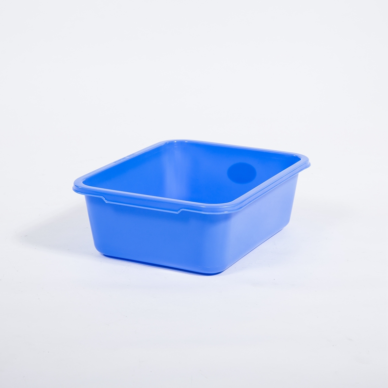 HDPE Plastic Tray Nestable Rectangle Food Grade Tray