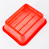 Home Storage Plastic Storage Square Colander for Vegetables Free Inspection