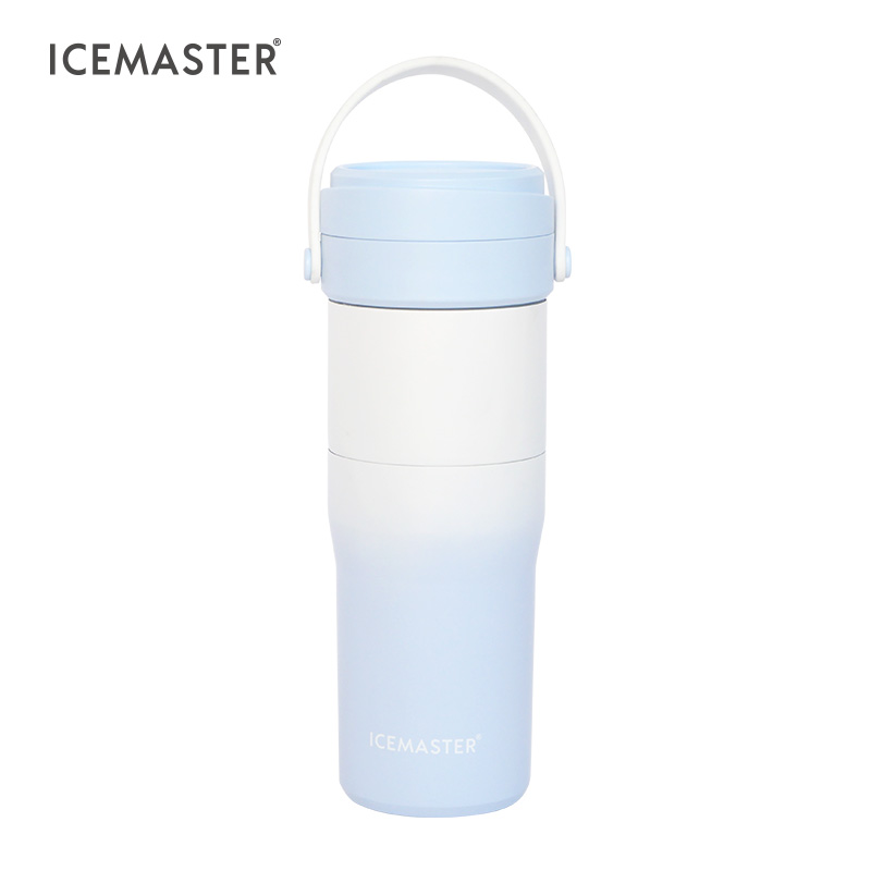 650ml 12 Uses Foldable Design Dual Base And Lid Vacuum Flask Tumblers