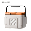 Square Cooler Box 5L Insulated PP Outdoor Camping Use Geometric Pattern Modern Style