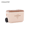 39L Glaciere Hard Telescoping Handle Coolers Box Fishing Beach Ice Cooler Box With Wheels