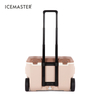 39L Glaciere Hard Telescoping Handle Coolers Box Fishing Beach Ice Cooler Box With Wheels