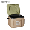 Square Cooler Box 5L Insulated PP Outdoor Camping Use Geometric Pattern Modern Style